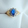 Modischer Goldring mit Strasssteinen Marquise P2.982n | ergold