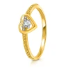 Goldring mit Strasssteinen SQUARE P2.1296 | ergold