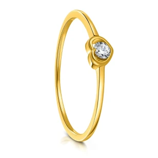 Goldring mit Strasssteinen SQUARE P2.1296 | ergold