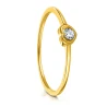 Goldring mit Strasssteinen SQUARE P2.1296 | ergold
