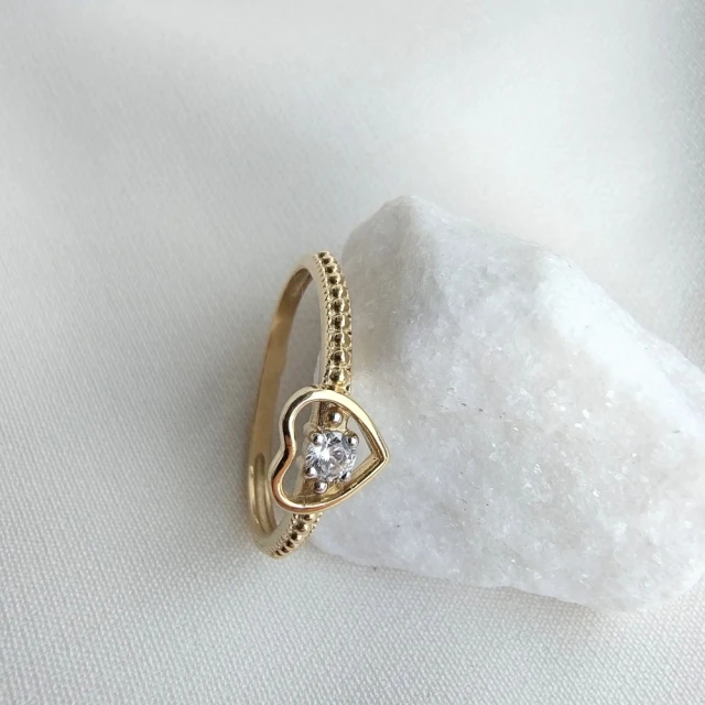 copy of Goldring mit Zirkonia SQUARE