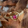 Goldring mit Strasssteinen SQUARE P2.1296 | ergold
