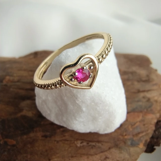 copy of Goldring mit Zirkonia SQUARE