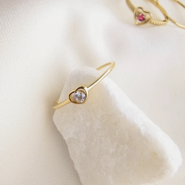 copy of Goldring mit Zirkonia SQUARE
