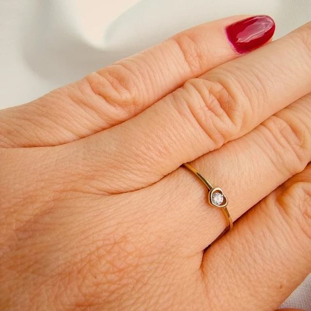 copy of Goldring mit Zirkonia SQUARE