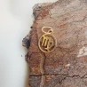 ⭐BLIŹNIĘTA  złoty wisiorek znak zodiaku pr. 585♥ Ergold