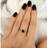 Gold Ring Zirconie Nur ein Smaragd | ergold