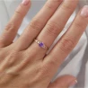 Gold Ring Zirconie Nur ein Smaragd | ergold