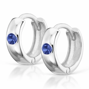 GOLD OHRRINGE RÄDER grün Zirkonia K1.338z | ergold