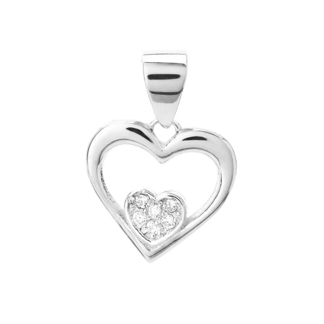 copy of Goldener Anhänger Anhänger Zirconie HEART