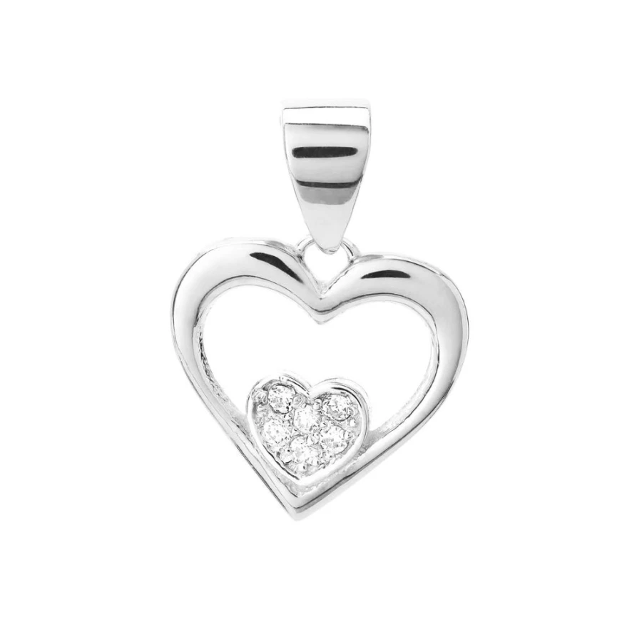 Gold Anhänger Zirconie HEART W3.2337 | ergold