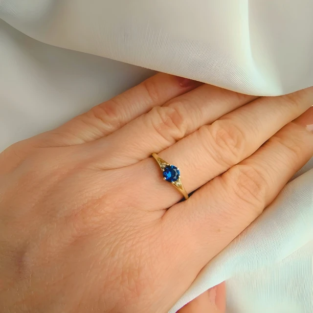 copy of Gold Ring Zirkonie nur ein Smaragd