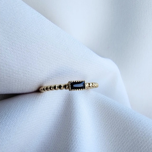 copy of Goldring mit Zirkonia SQUARE