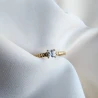 Goldring mit Strasssteinen SQUARE P2.1296 | ergold