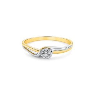 Schöner Goldring mit großem Zirkonia P3.1524 | ergold
