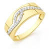 Gold Eingestreuter Ring Zirkonia-Geflecht prba 585 P1.23P | ergold