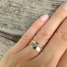 Gold Eingestreuter Ring Zirkonia-Geflecht prba 585 P1.23P | ergold