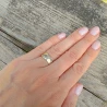 Gold Eingestreuter Ring Zirkonia-Geflecht prba 585 P1.23P | ergold