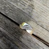 Gold Eingestreuter Ring Zirkonia-Geflecht prba 585 P1.23P | ergold