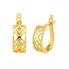 OPENWORK MUSTER Modische Goldene Ohrringe K3.2275 | ergold