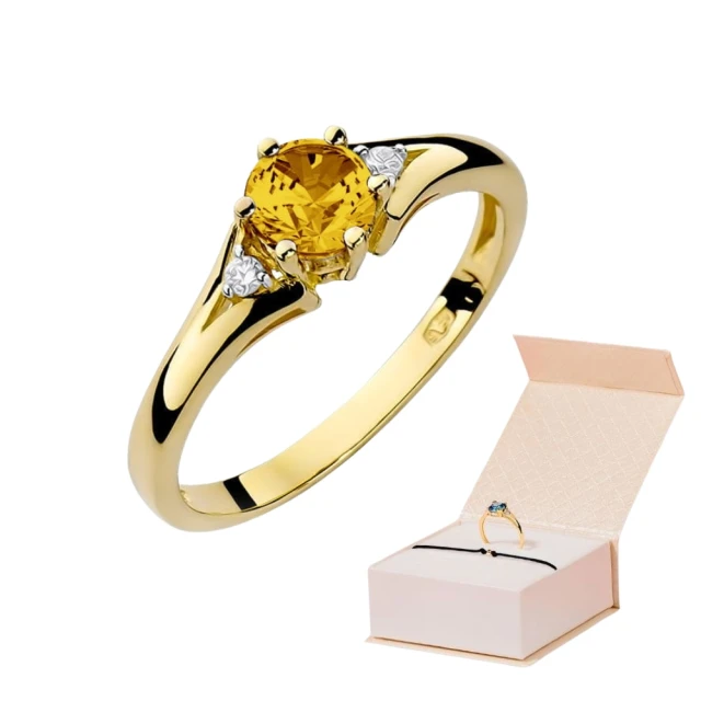 copy of Gold Ring 585 mit Diamant Diamant Diamant 0.10ct