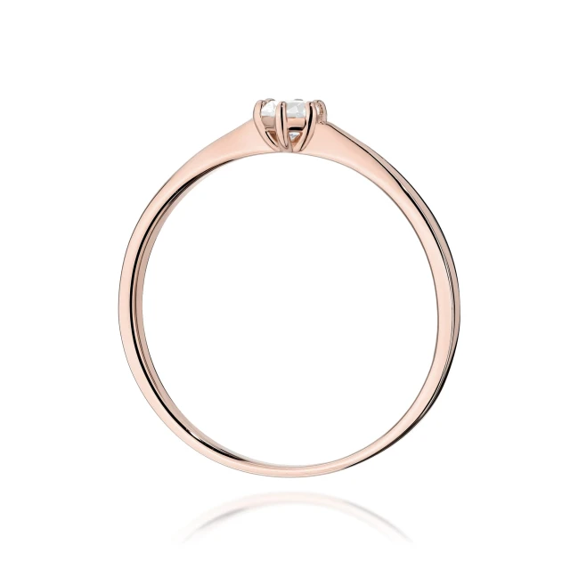 copy of Gold Ring 585 mit Diamant Diamant Diamant 0.10ct