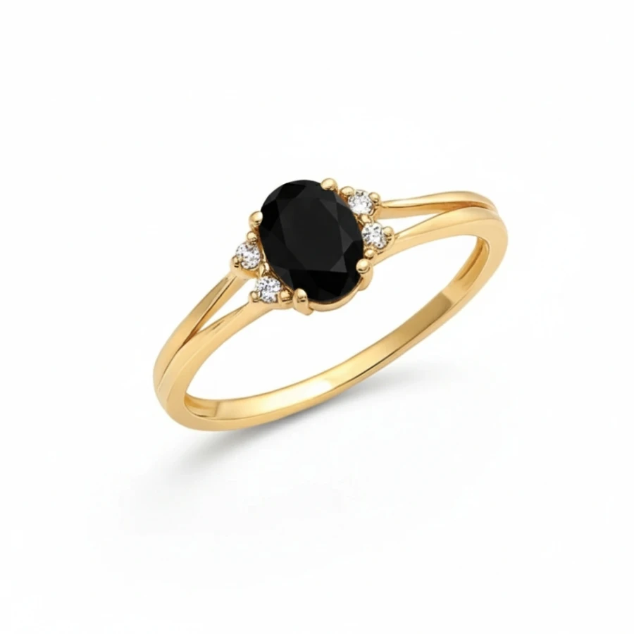 Goldring mit großem Stein P3.1615P | ergold