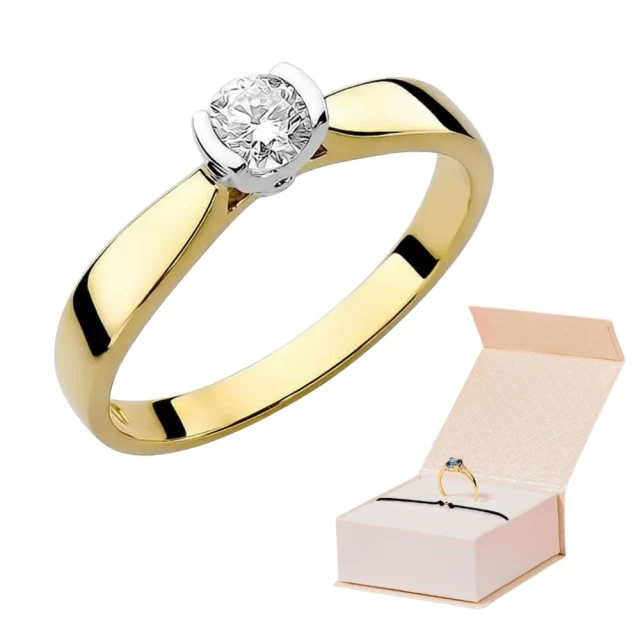 Gold Ring 585 mit Diamant Diamant Diamant 0.30ct