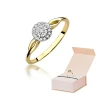 Gold Diamant Ring EY-421 0.12ct | ergold