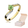 Goldener Diamantring EY-84 Olivin | ergold