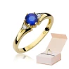 Goldener Diamantring EY-76 Saphir | ergold
