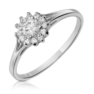 Eleganter Gold Blumenring P2.1455 | ergold