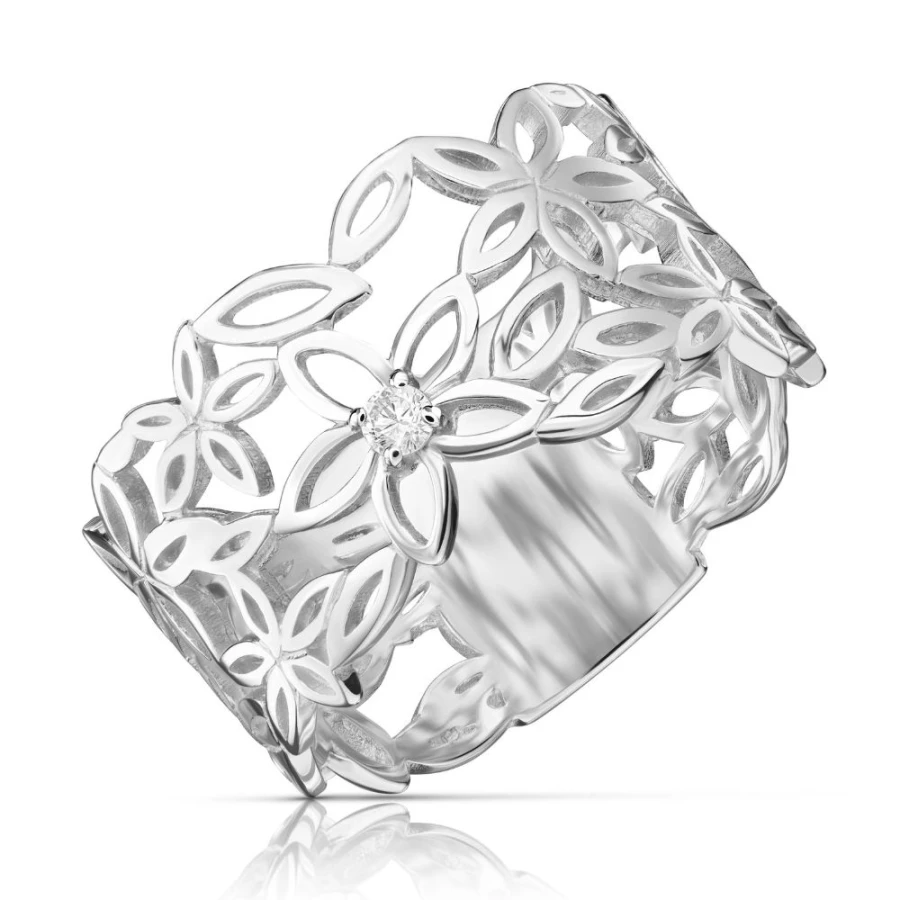 Ring Wide Ehering Blumen Probe 585 3.65P | ergold