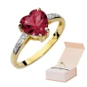 Gold Diamantring EY-31 Rubin | ergold