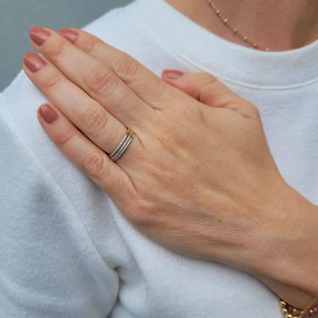 Goldring WHITE STONES ER.0023
