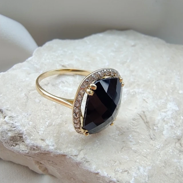 copy of Goldring mit Zirkonia SQUARE