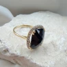 Goldring mit Strasssteinen SQUARE P2.1296 | ergold