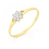 Goldener Ring schöne Blume P3.1292 | ergold