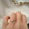 Pierścionek pleciony z cyrkonią próba 333 | ERgold