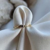 Gold Ring Zirconie Nur ein Smaragd | ergold