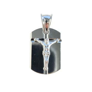 SCHÖNES GOLDENES KREUZ zweifarbiges Taufkommunion K02| ergold