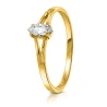 Goldring mit Strasssteinen SQUARE P2.1296 | ergold