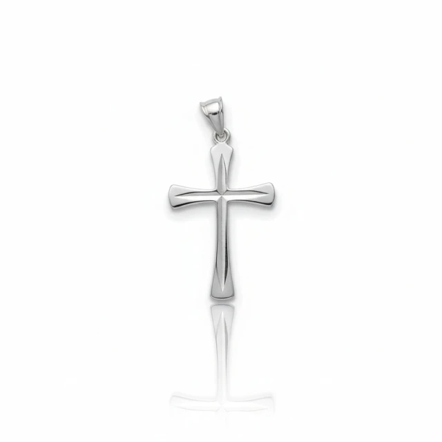 copy of SCHÖNES GOLDENES KREUZ zweifarbige taufkommunion