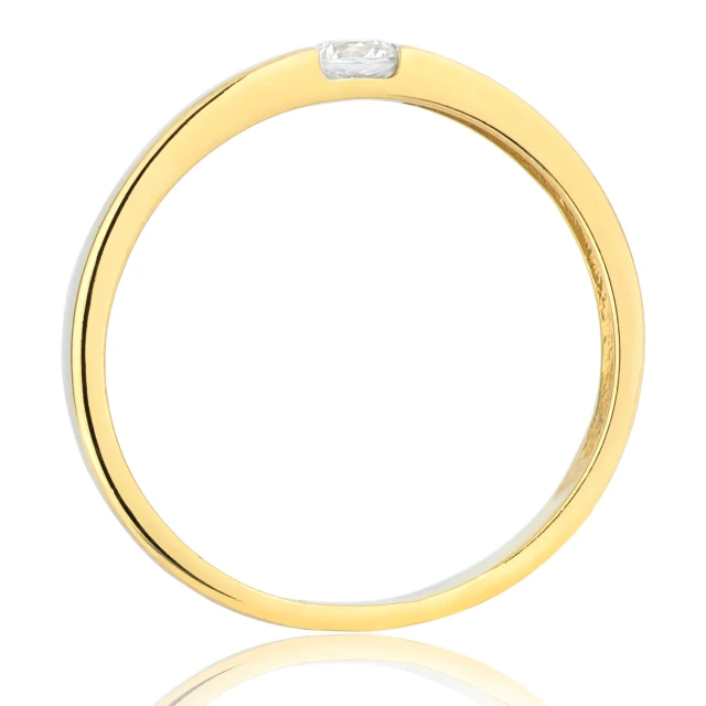 Gold Ring Stein Ehering
