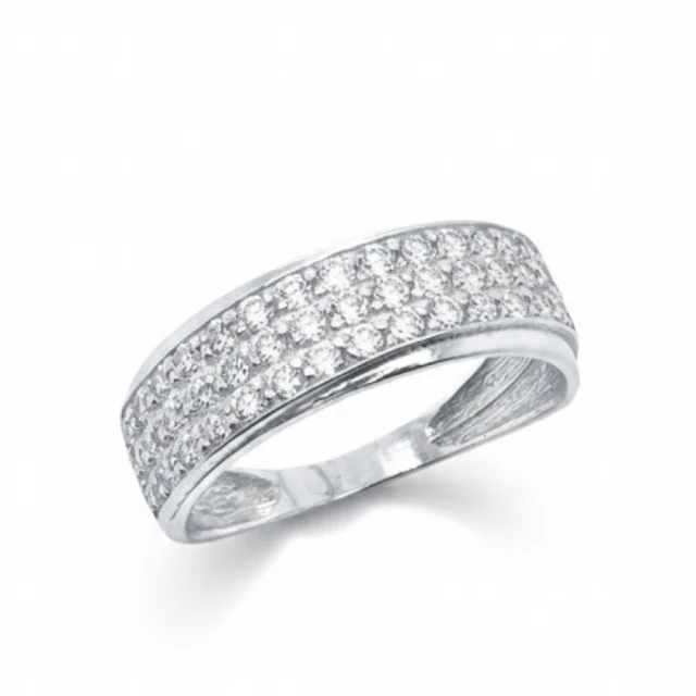 copy of Silber Ring Asymmetrisch Schönes Muster