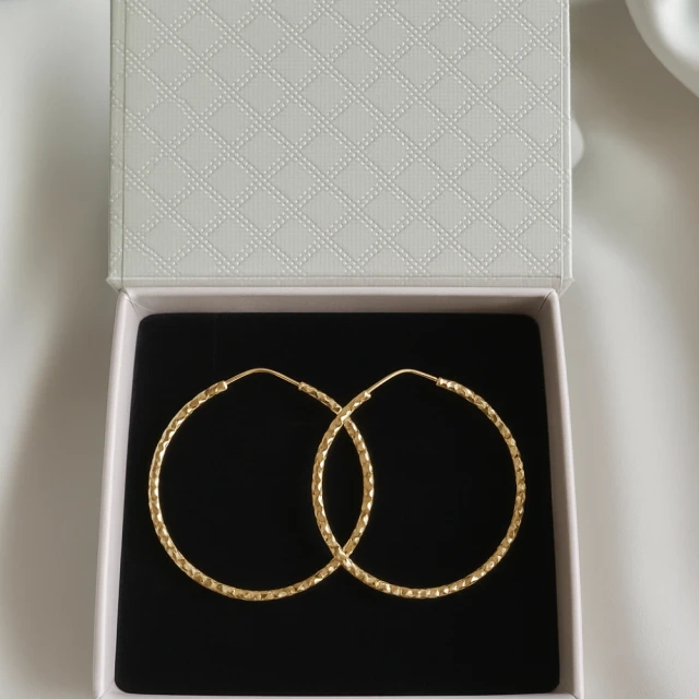 copy of Ohrringe aus vergoldetem Silber "Charm of the Night"