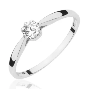 Goldener Zirkonia Herzring P1.965 | ergold