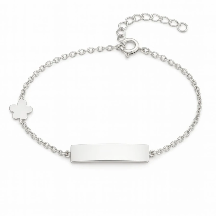 Silberner Armbandflügel und Herzen SB32 | ergold