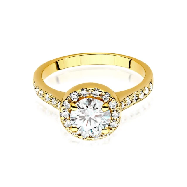 copy of Gold Ring 585 mit Diamant Diamant Diamant 0.30ct