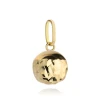Złota zawieszka 585 diamentowana kulka Złota zawieszka 585 diamentowana kulka